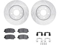 Front Brake Pad and Rotor Kit for Mazda CX-5 (2016–2018) BR475KF