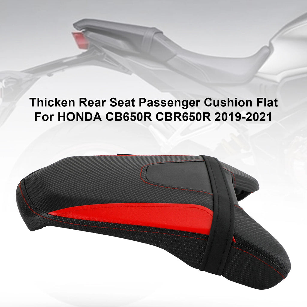 Tail Rear Seat Passenger Cushion Flat Red for Honda CB650R CBR650R (2019–2023)