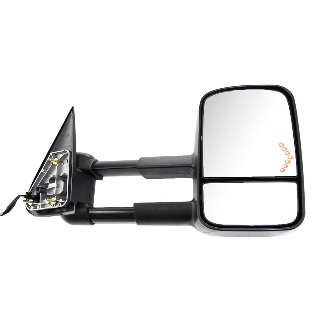 Set of 2 Tow Mirrors for Silverado GMC Sierra (2003–2007) Power Heated LED