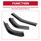 Glossy Black Front Bumper Lip Spoiler Splitter for Dodge Charger SRT8 (2011–2014)