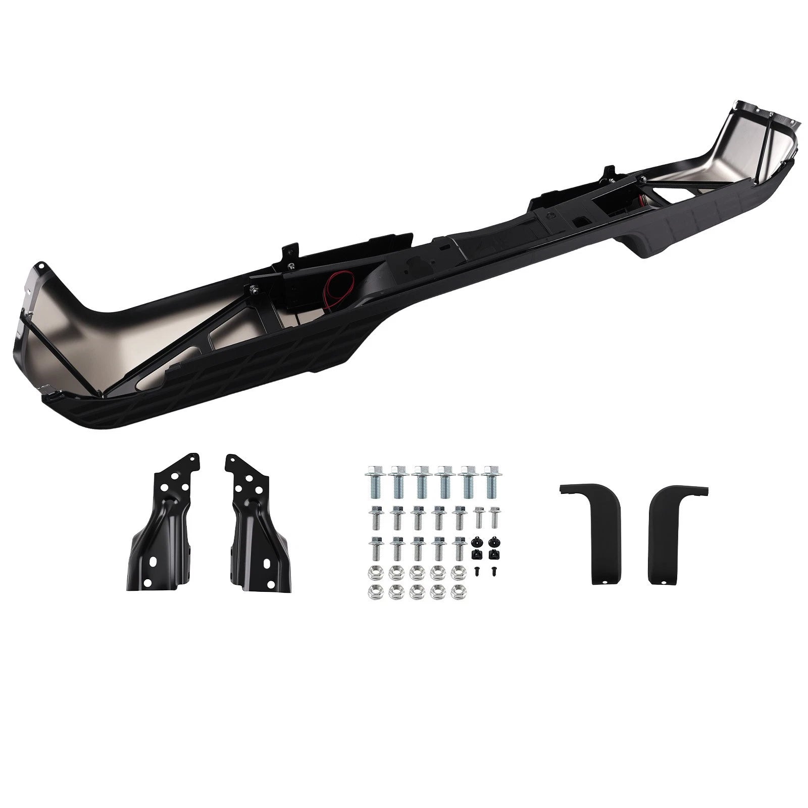 Rear Bumper Assembly for GMC Sierra 1500 (2007–2013) Chrome Steel 20899360
