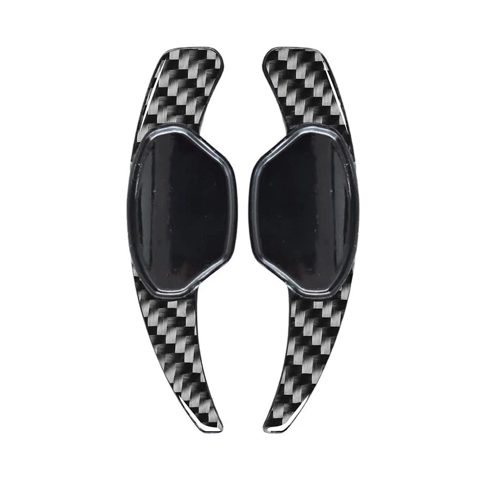 2X Steering Wheel Shift Paddle Extensions Carbon Fiber for Cadillac XTS (2013–2019)
