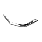 Replacement Smoked Chrome ABS Plastic Rear Passenger Side Bumper Cover Molding