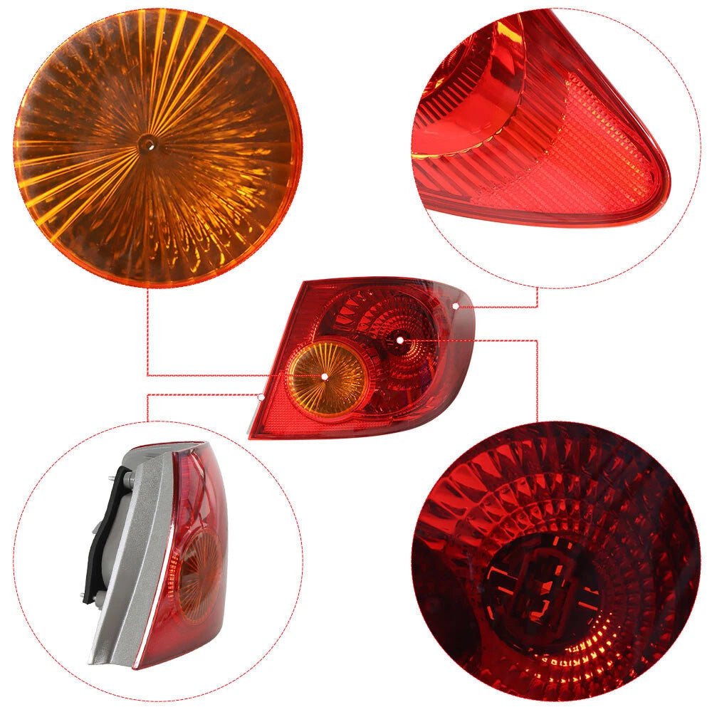 Outer Brake Lamp Tail Light Assembly for Toyota Corolla (2005–2008)