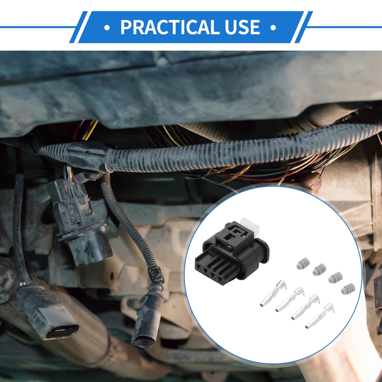 4 Pin Mass Air Flow Sensor Connector for BMW 