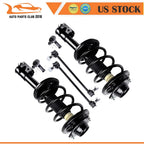 Set of 6 Front Struts Tie Rod Sway Bar Link for Hyundai Santa Fe (2001–2006)