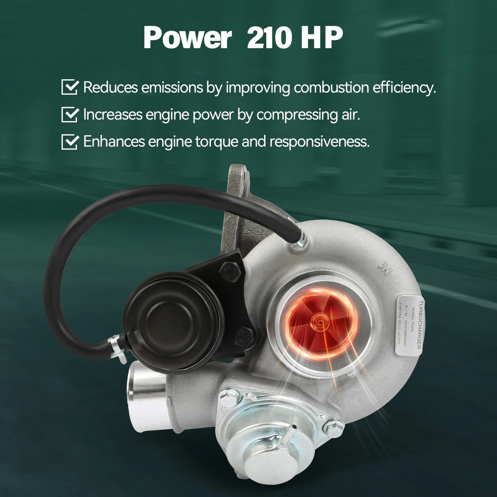 Turbocharger for Hyundai Genesis Coupe 2.0L (2010–2012) 28231-2C410 49377-06902