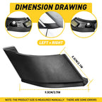 2X A-pillar Trim Panel Cover for Toyota RAV4 (2019â2023)