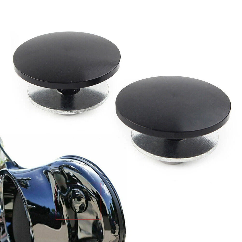 2X Black Inner Fairing Mirror Plugs for Harley Street Glide Trike (FLHXXX)