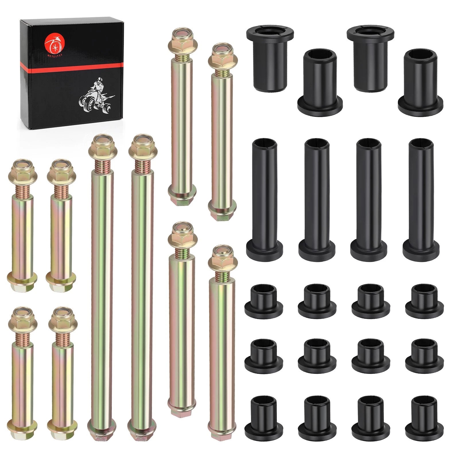 2X Rear A-Arm Bushing Kit for Polaris Scrambler Sportsman 550 850 1000 (2010–2019)