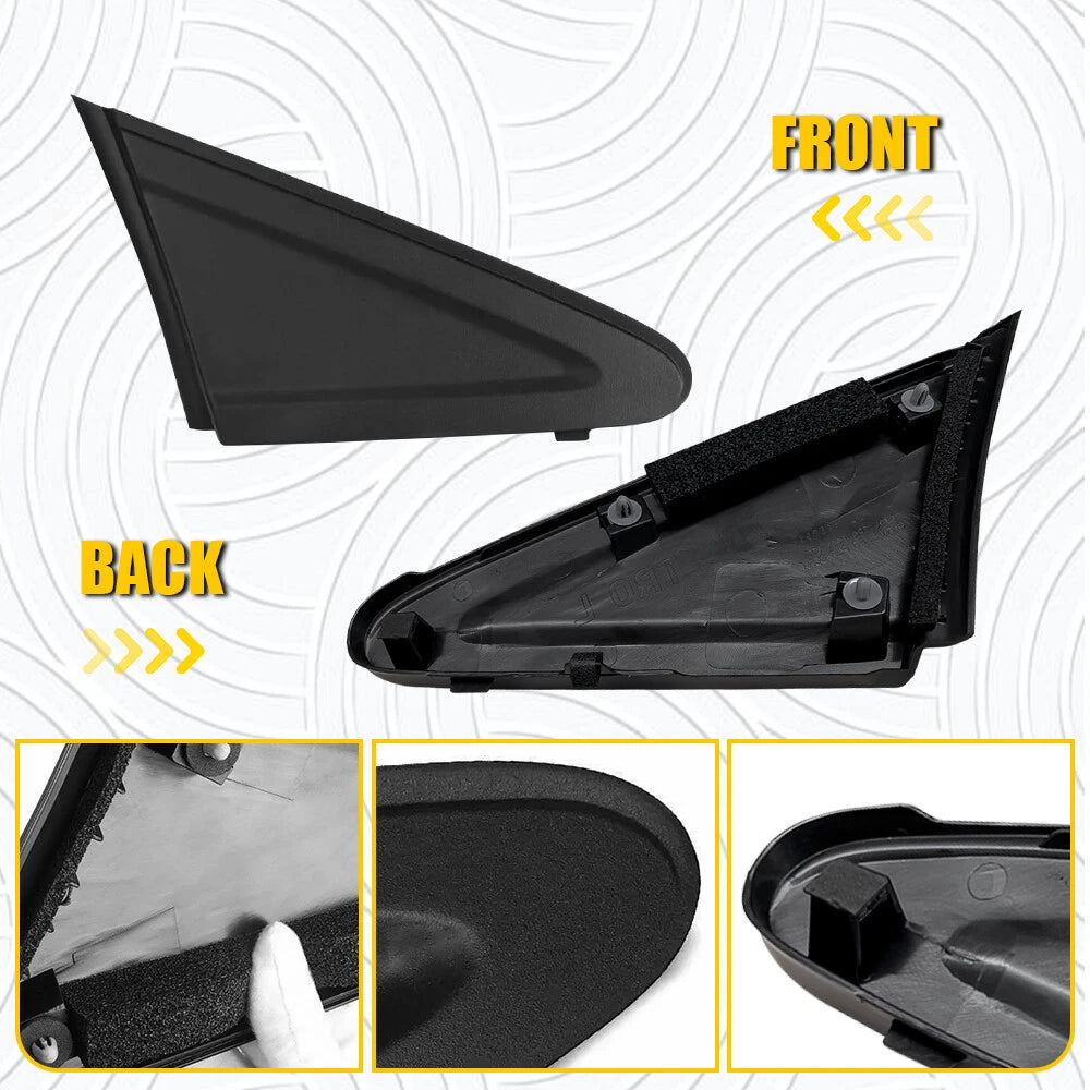 Passenger RH Mirror Corner Molding Trim for Honda Civic (2012–2015)
