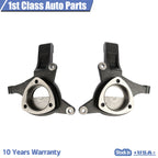 2X 4.5" Lift Spindles for Chevy GMC Silverado Sierra C1500 (2007–2017)