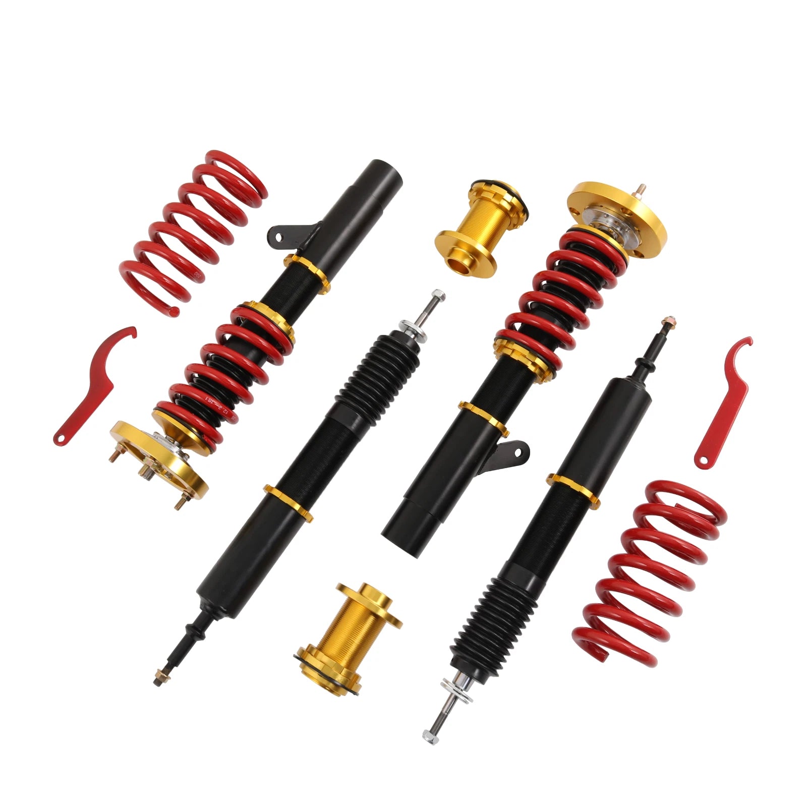 Set of 4 Adjustable Height Coilovers for BMW 3-Series (2006–2013)