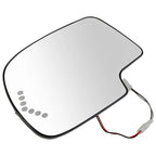 Left Driver Side Power Heated Mirror Glass for Chevy GMC Silverado (2003-2007)