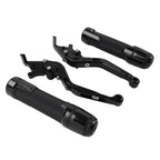 Folding Extendable Brake Clutch Lever Grip Set for Honda CB1100 CB1300 (2013-2023)