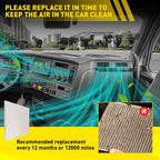 Set of 4 Cabin Air Filters for Freightliner Cascadia