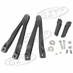Rear Footrests Passenger Foot Pegs Brackets for Yamaha YZF-R1 (2004–2008)