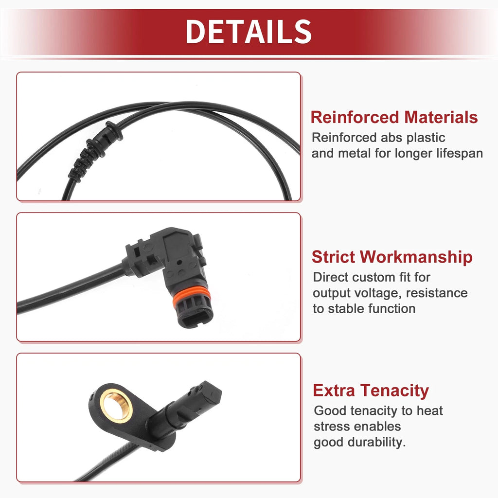 ABS Wheel Speed Sensor No. 2305401917 for Mercedes-Benz SL63 (2009–2012)