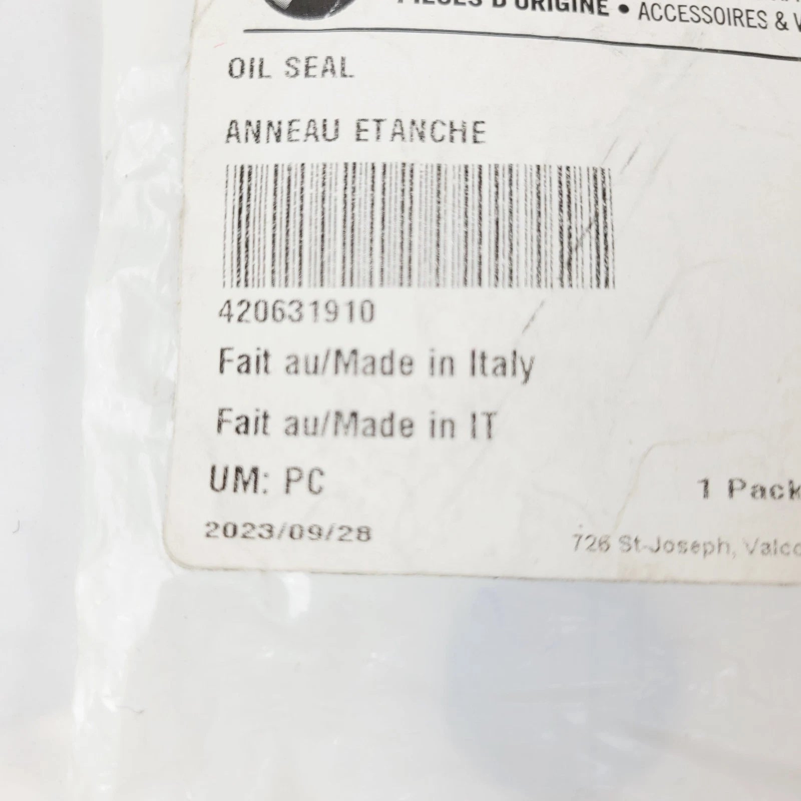 Genuine OEM Oil Seal for Can Am Spyder F3 (2015–2023) 420631910