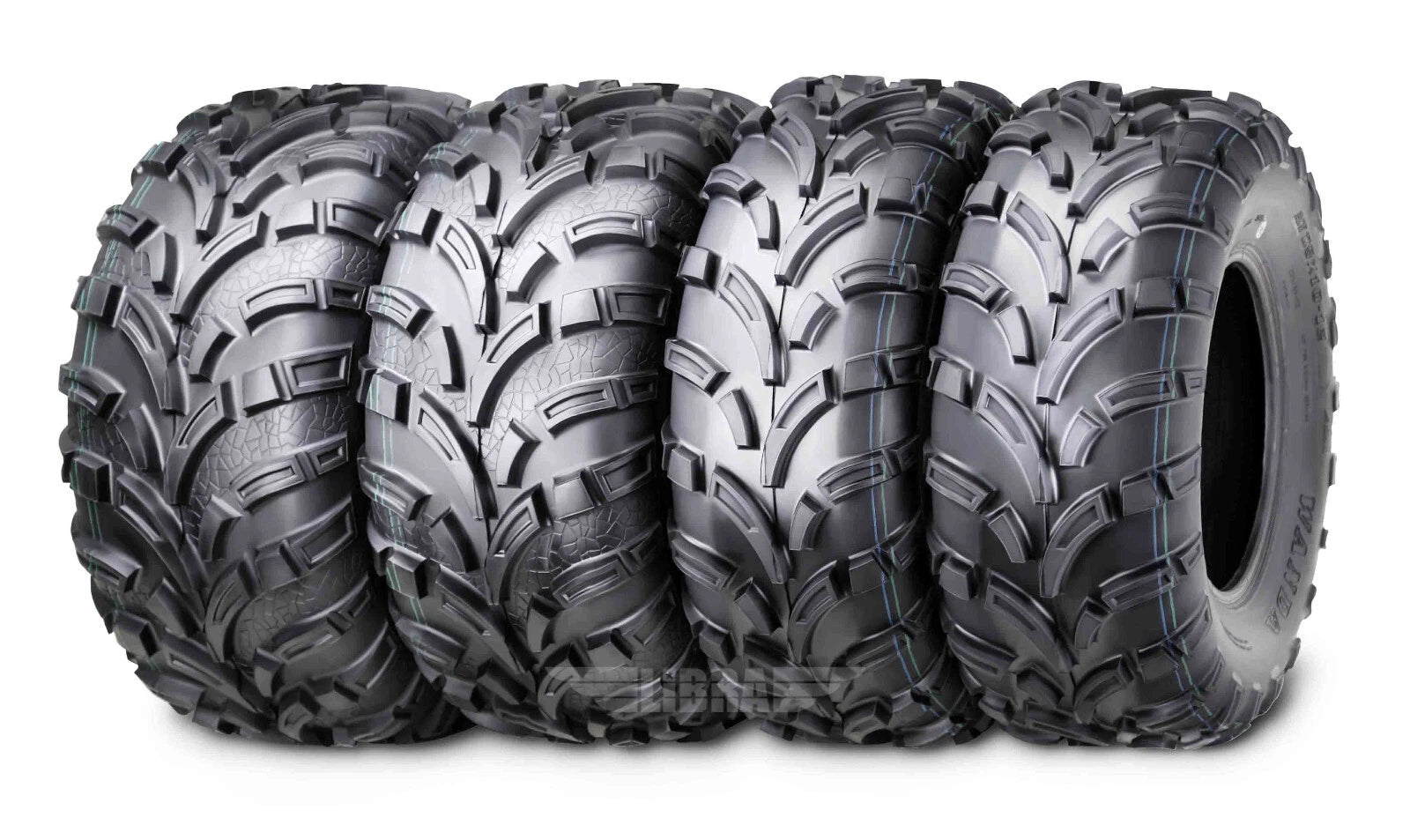 Set of 4 ATV UTV Tires 25x10-12 25x11-12 6PR 10244/10253