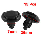 22 Pcs 8mm Plastic Rivets Fastener Clips for Toyota (Fits Various Models)