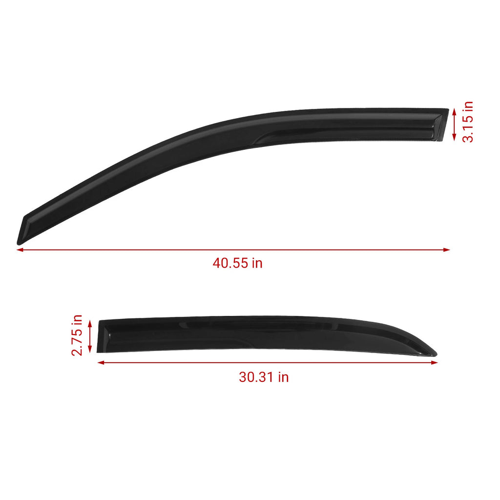 Set of 4 Window Visors for Honda Accord Sedan (2003–2007)