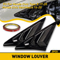 Rear Side Vent Window Louver Cover for Honda Civic Type R (2017–2020)