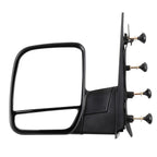 Manual Fold Black Side View Mirrors for Ford Econoline (2003–2014)