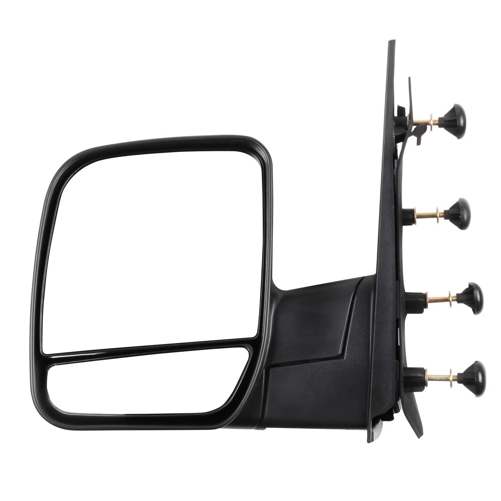 Manual Fold Black Side View Mirrors for Ford Econoline (2003–2014)