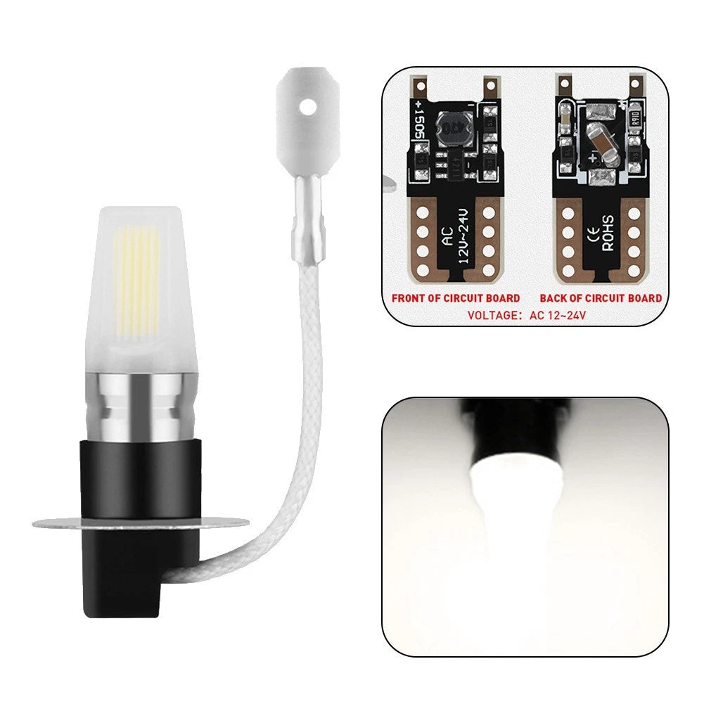 LED Fog Light Bulb for Car (1pc, 3W, Aluminum Alloy, PC)