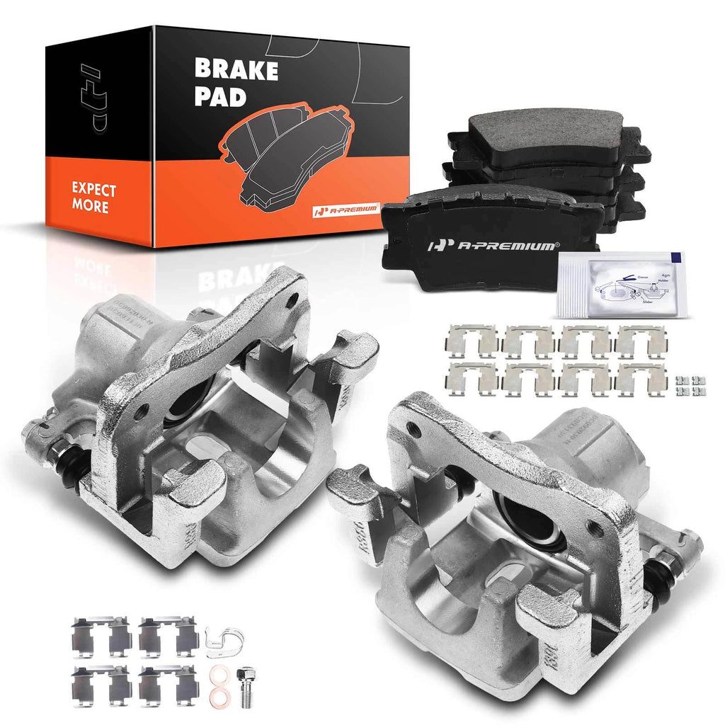 Rear Brake Calipers and Pads for Lexus ES350 (2007-2012)