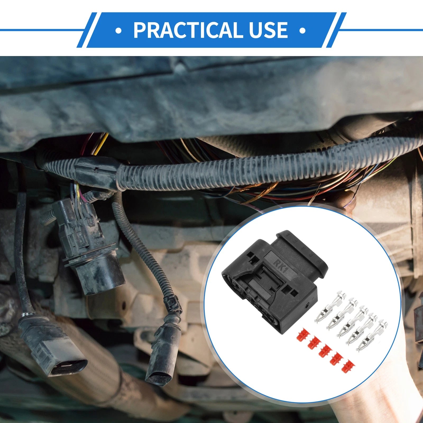 Set of 5 Pin Ignition Coil Connector Plug for Mercedes-Benz 