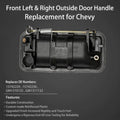 Set of 2 Metal Exterior Door Handles for Chevy C/K 1500 2500 3500 (1988–2001)