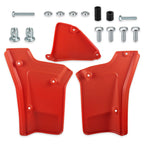 Set of 2 Side Panel Covers for Honda XR250R (1984–1985) - Red Plastic