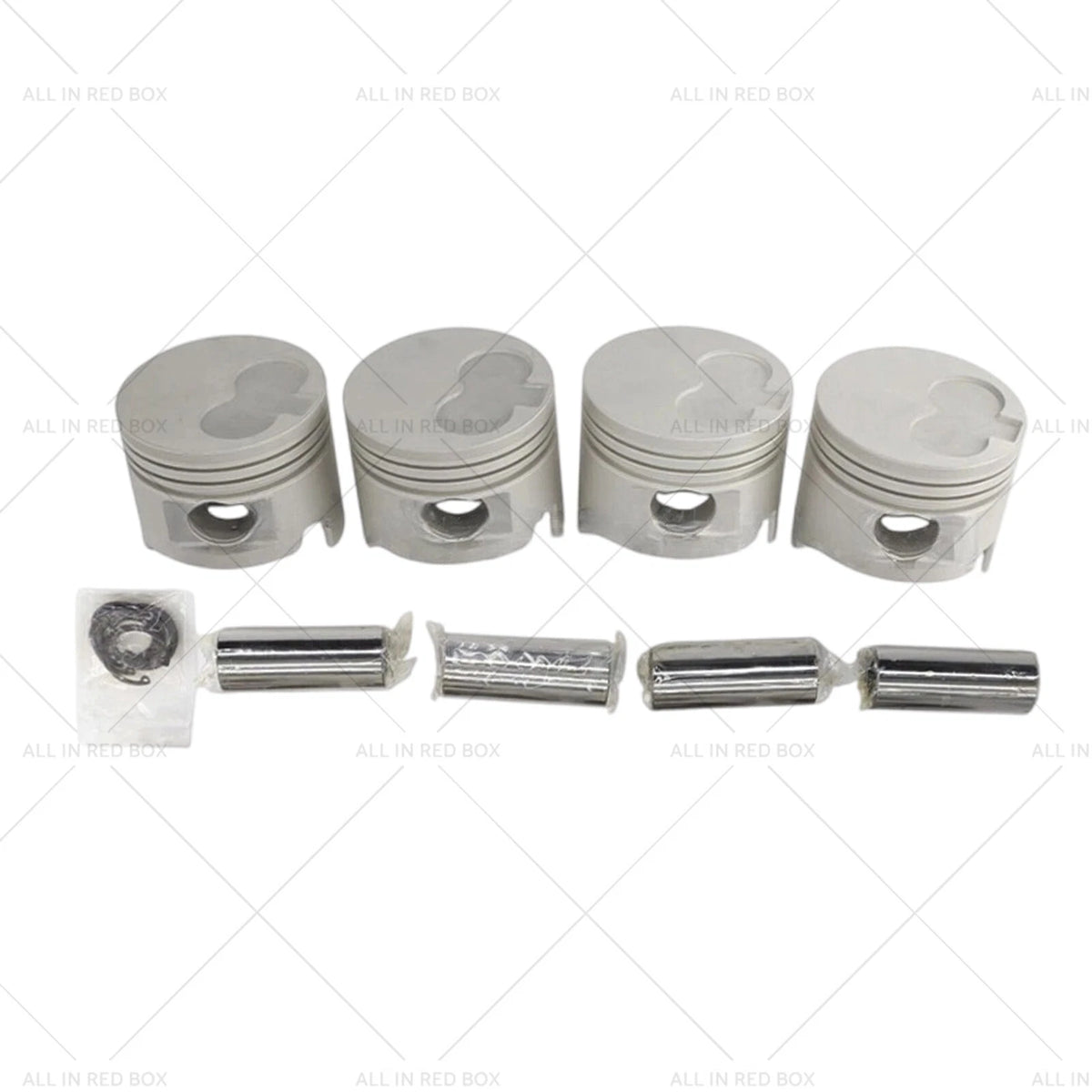 Set of 4 Engine Piston Rings & Wrist Pins for Toyota Hilux LN86 LN111 (1984–1997)