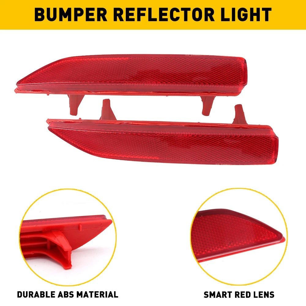 Red Side Bumper Reflector Case for Honda CR-V (2007–2009)