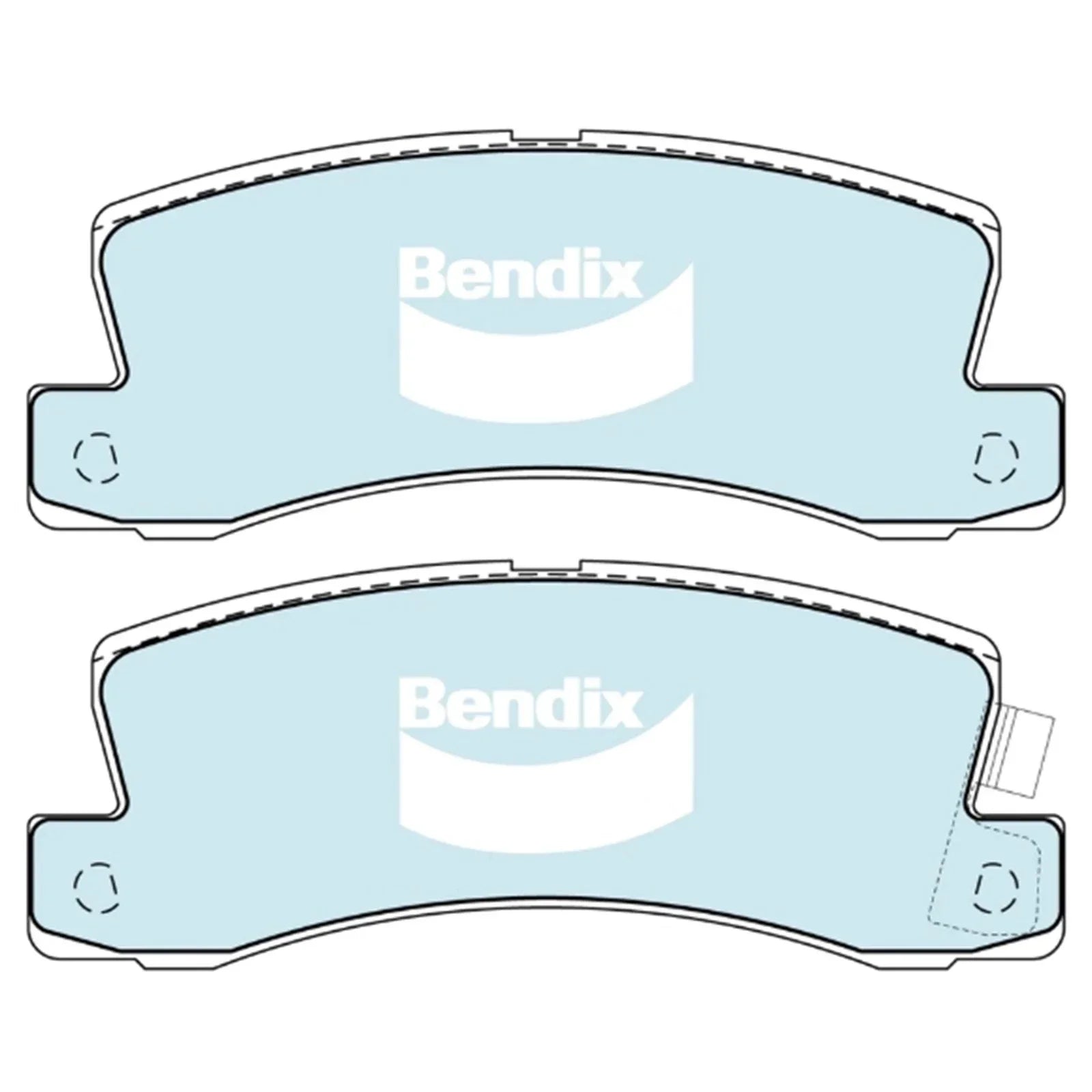 GCT Rear Disc Brake Pad for Toyota Camry (1988–2002)