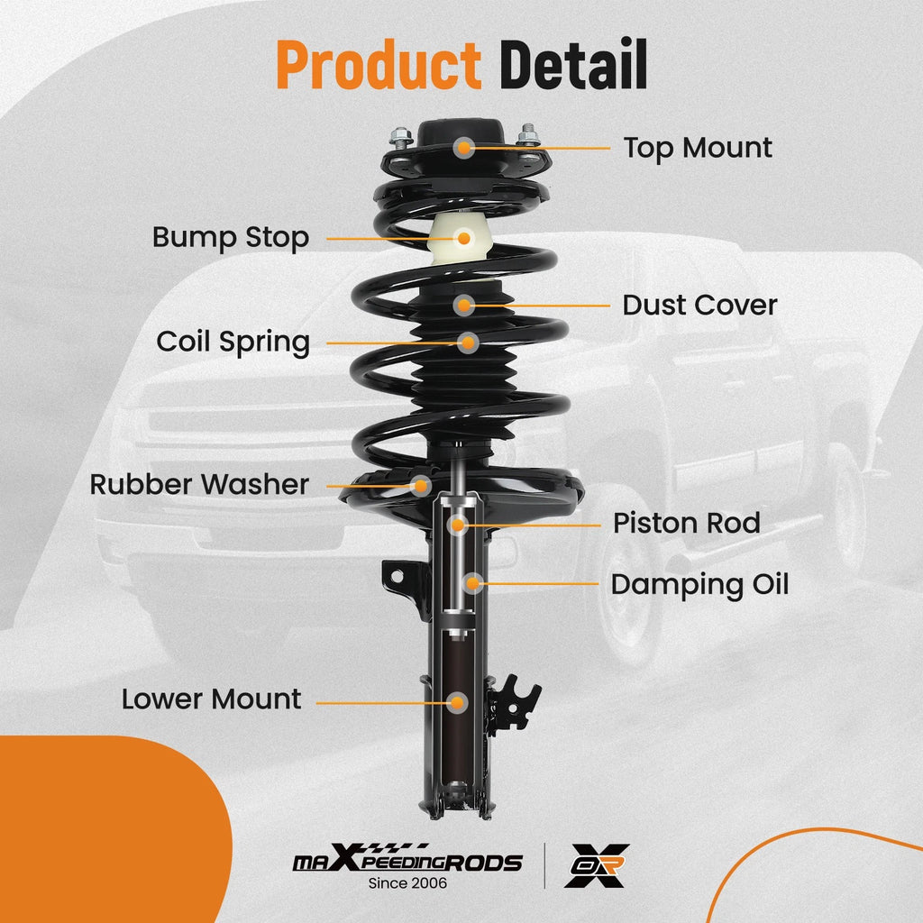 Front Struts and Sway Bars Kit for Toyota Camry Solara Avalon ES300 (1997–2001)