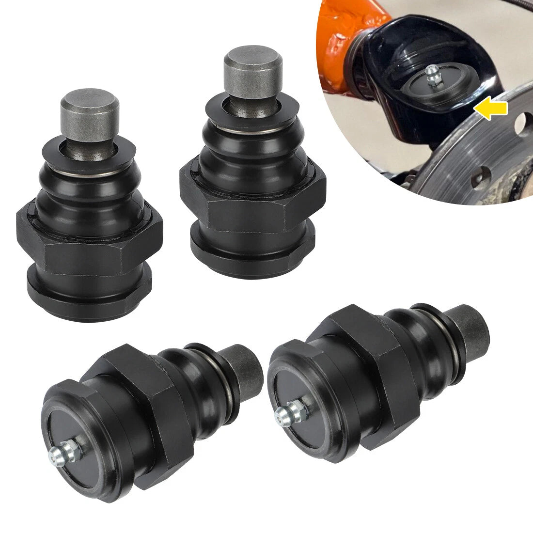 Set of 4 Heavy Duty Ball Joints for Polaris RZR XP 1000 (2014–2024)