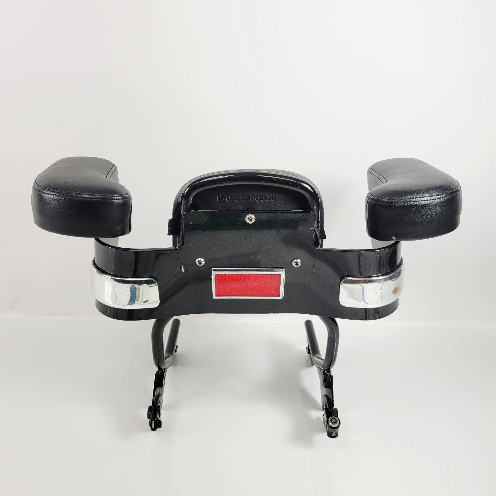 OEM Black Sissy Bar Backrest w/ Arm Rest for Harley Softail Heritage Classic (2018–2025)