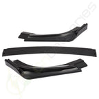 Front Bumper Lip Cover Trim for Hyundai Genesis Coupe (2013–2016) - Painted Black