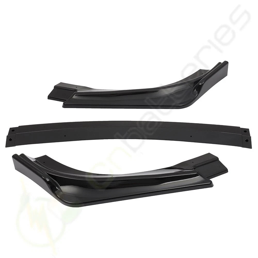 Front Bumper Lip Cover Trim for Hyundai Genesis Coupe (2013–2016) - Painted Black
