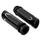 1'' 25mm CNC Electric Handle Bar Grips for Harley Touring Glide Softail Dyna