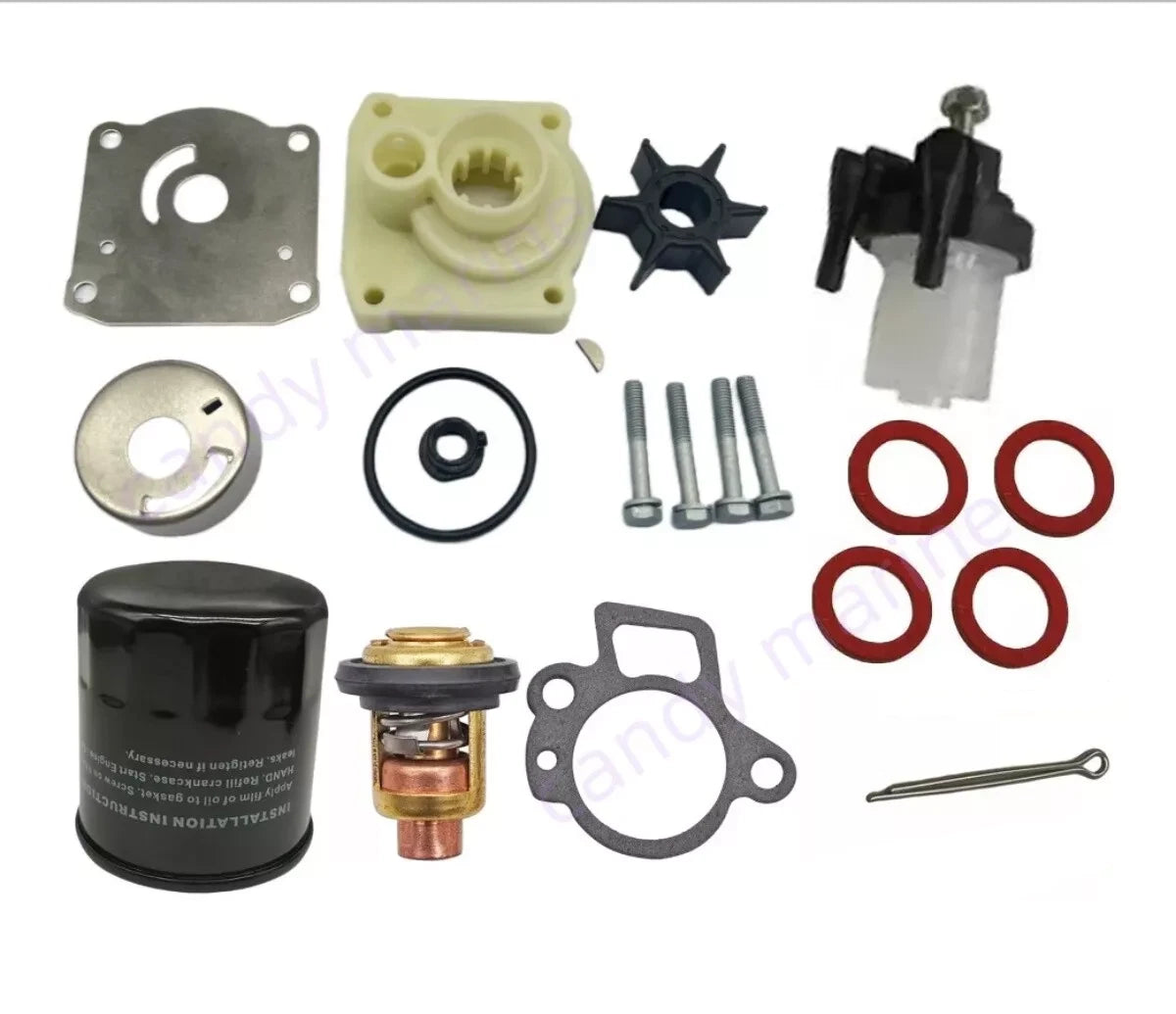 Maintenance Kit for Yamaha Outboard 20/25 HP F20A F25A F25D (W/ Thermostat)
