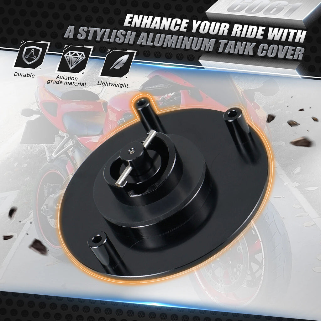 Fuel Gas Tank Cap Cover for Honda CBR1000RR (2004–2011), CBR600RR (2003–2015)