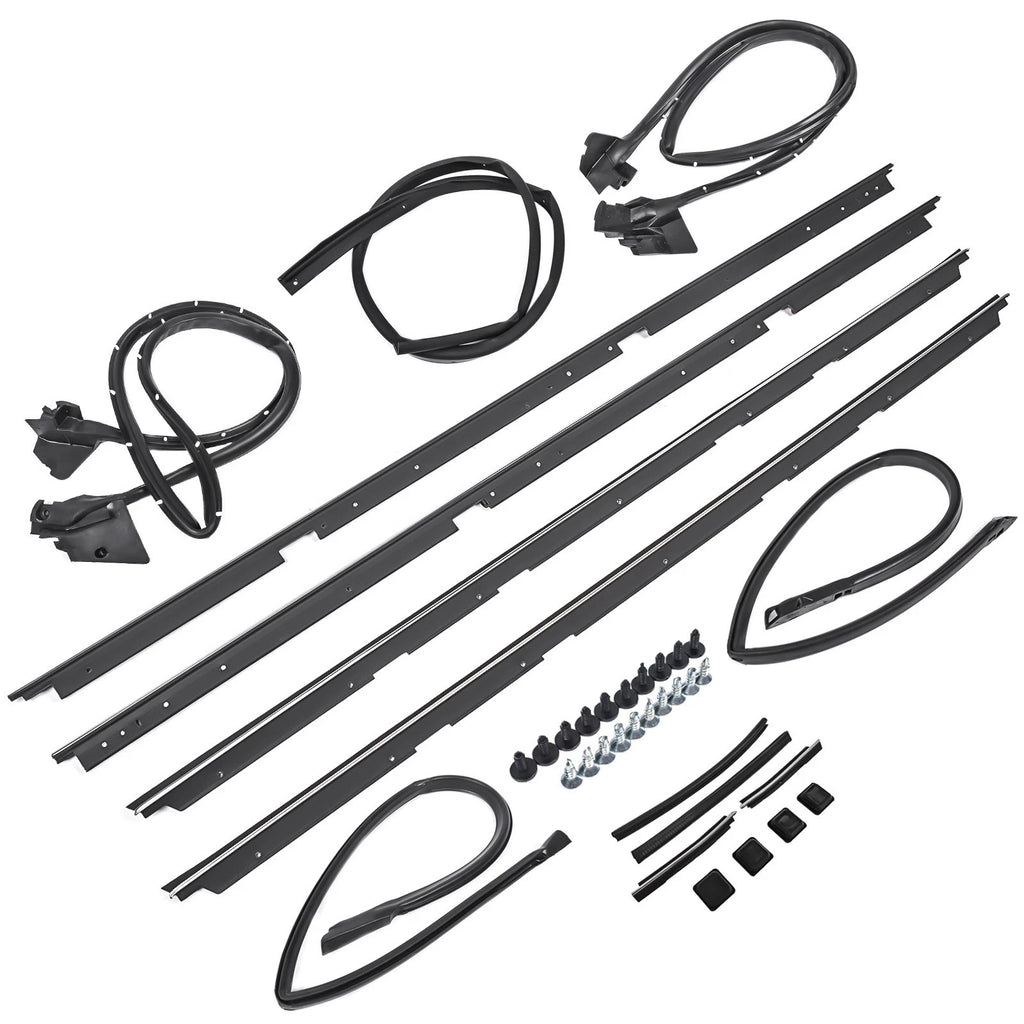 17 Pcs Weatherstripping Seal Kit for El Camino (1978–1987)