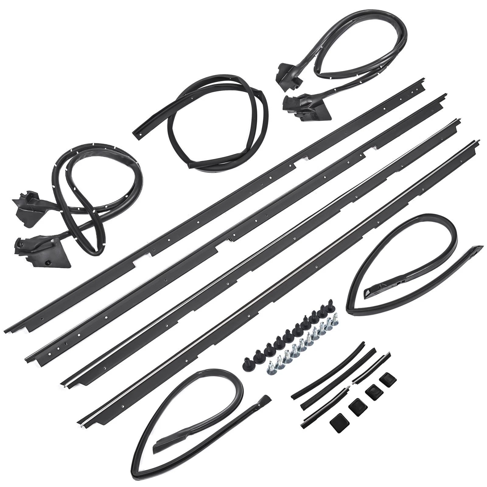 17 Pcs Weatherstripping Seal Kit for El Camino (1978–1987)