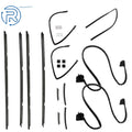 17Pcs Weatherstripping Seal Kit for El Camino Caballero (1978–1987)