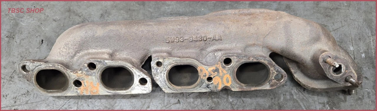 Exhaust Manifold Set for Jaguar XJ8 4.2L (2004–2007) 5W93-8431-AA 5W93-8430-AA