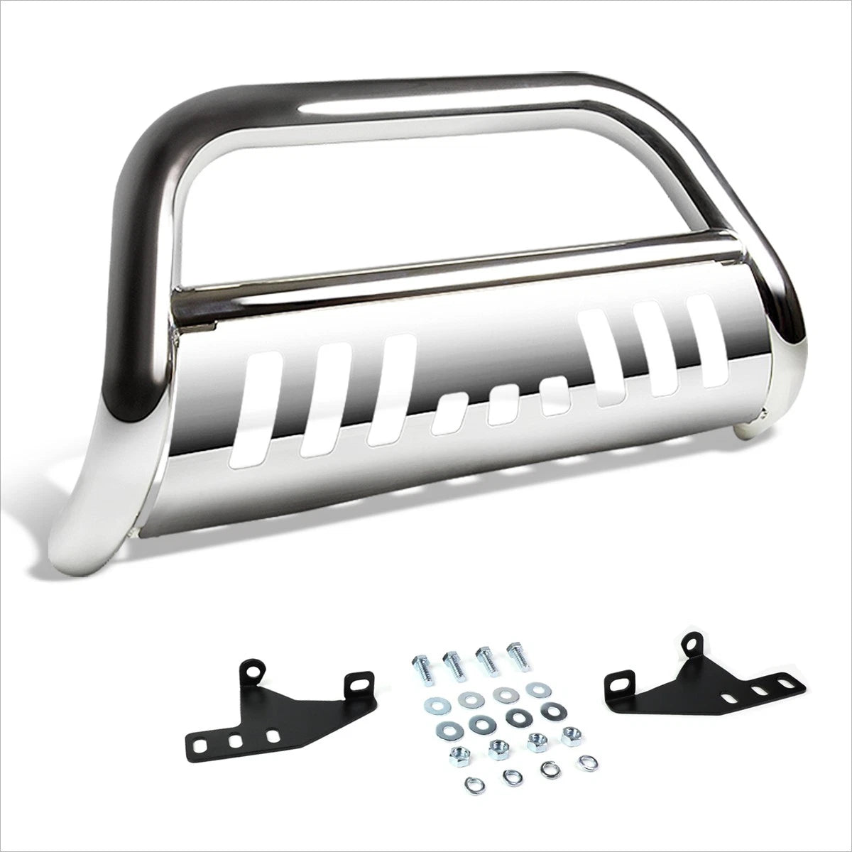 3" Tube Bull Bar Front Bumper Grille Guard Chrome for Honda Pilot/Ridgeline (2016–2017)